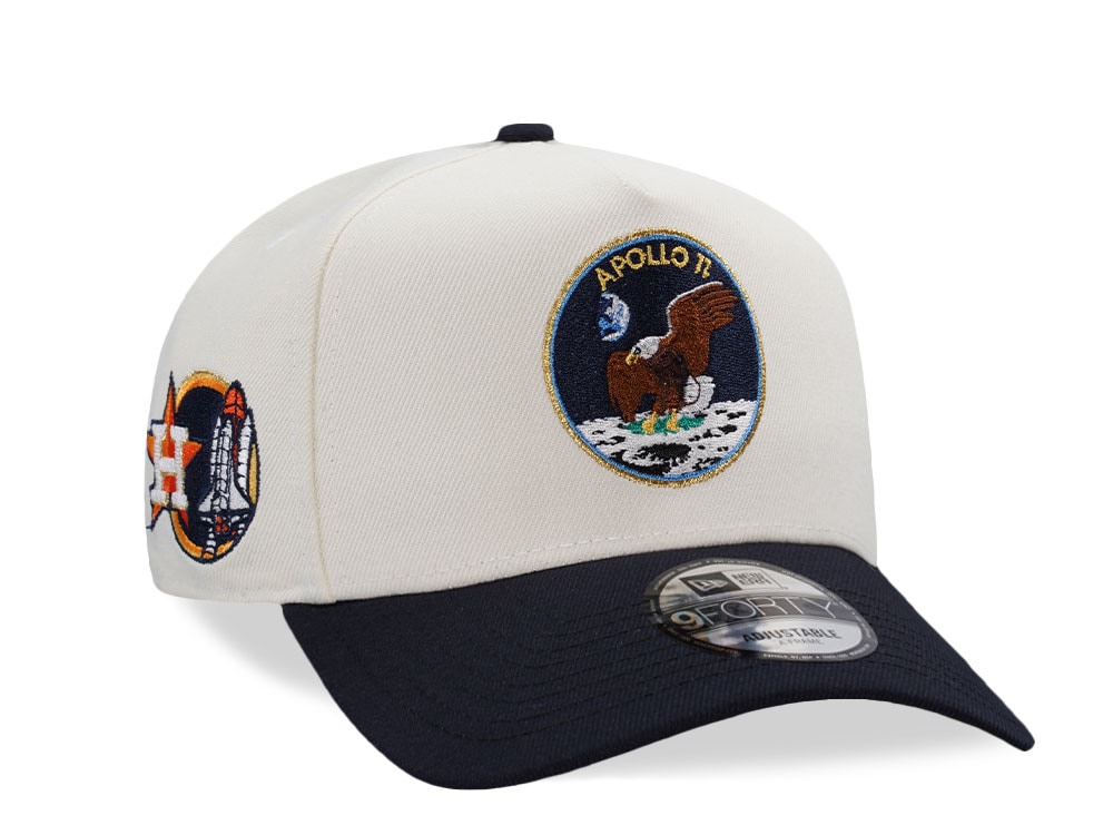 New Era Houston Astros Apollo 11 Chrome Two Tone Edition 9Forty A Frame Snapback Cap