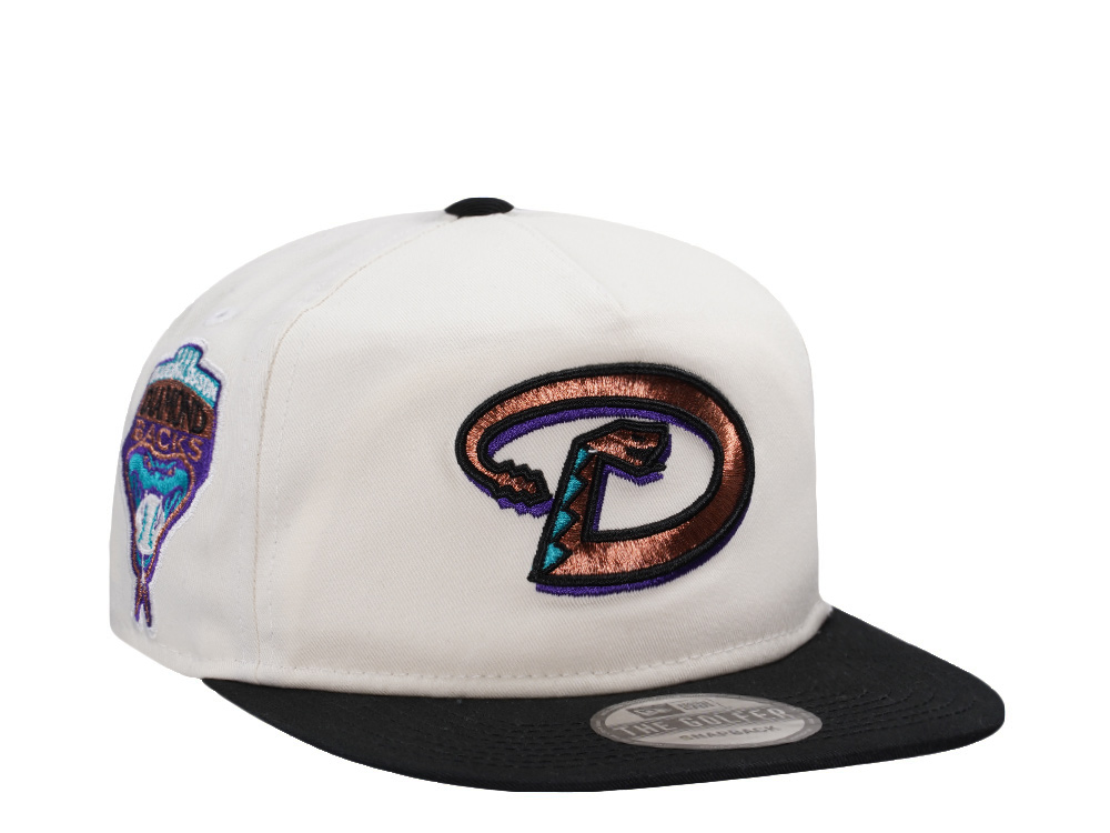 New Era Arizona Diamondbacks Inaugural Season 1998 Chrome Two Tone Edition Golfer Snapback Cap