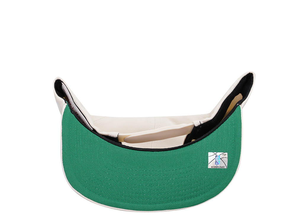 Mitchell & Ness Milwaukee Bucks Reframe Retro Off White Snapback Cap