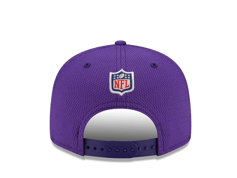 New Era Minnesota Vikings Road Sideline 21 9Fifty Snapback Cap