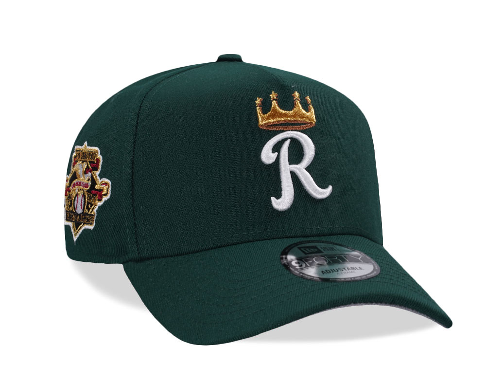New Era Kansas City Royals American League Green Prime Edition 9Forty A Frame Snapback Cap