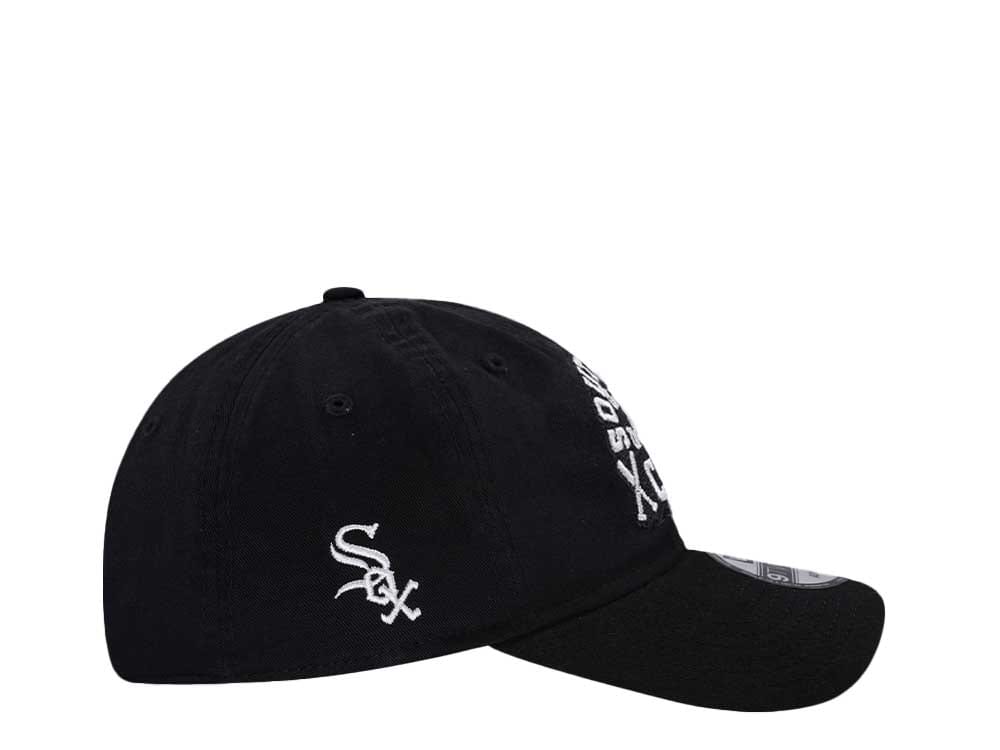 New Era Chicago White Sox Black 9Twenty Strapback Cap