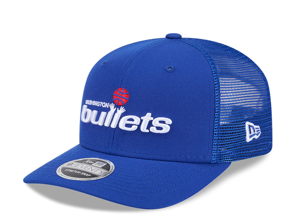 New Era Washington Bullets HWC Edition 9Seventy Trucker Snapback Cap