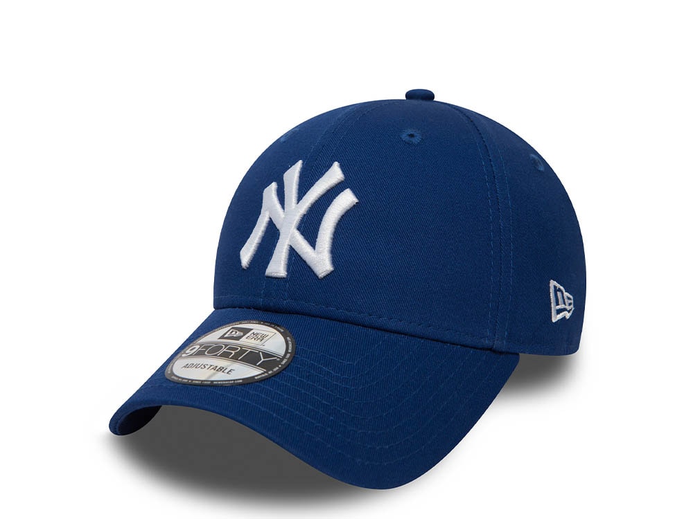 New Era League Basic New York Yankees Blue 9Forty Strapback Cap