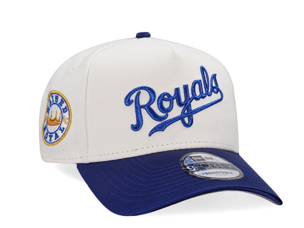 New Era Kansas City Royals Chrome Two Tone Edition 9Forty A Frame Snapback Cap