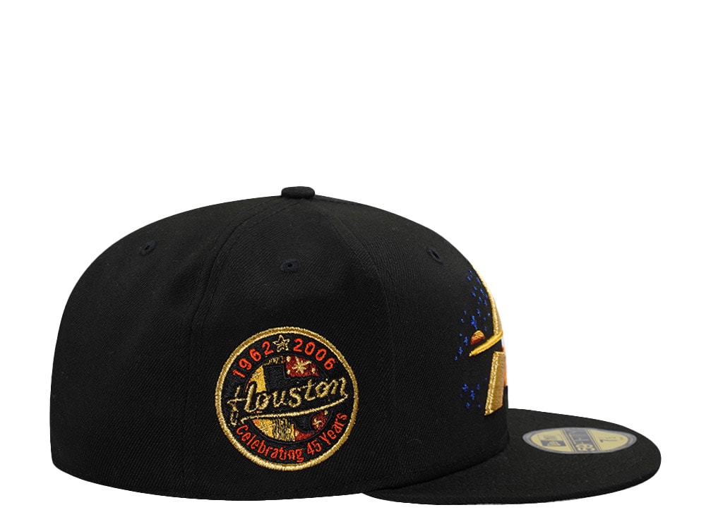 New Era Houston Astros 45th Anniversary Black Prime Edition 59Fifty Fitted Cap