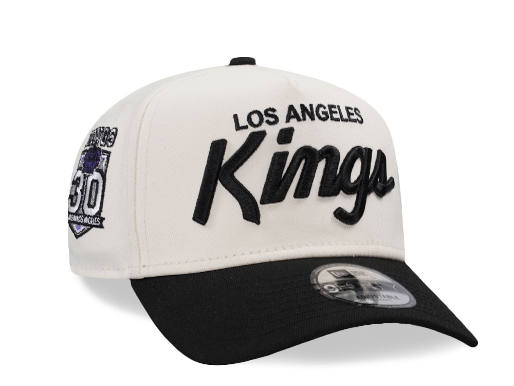 New Era Los Angeles Kings 30th Anniversary Chrome Two Tone Edition 9Forty A Frame Snapback Cap