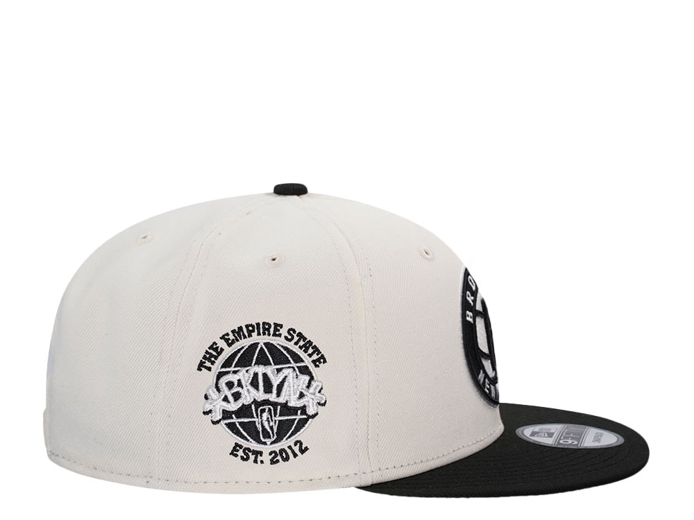 New Era Brooklyn Nets Est 2012 Chrome Two Tone Edition 9Fifty Snapback Cap