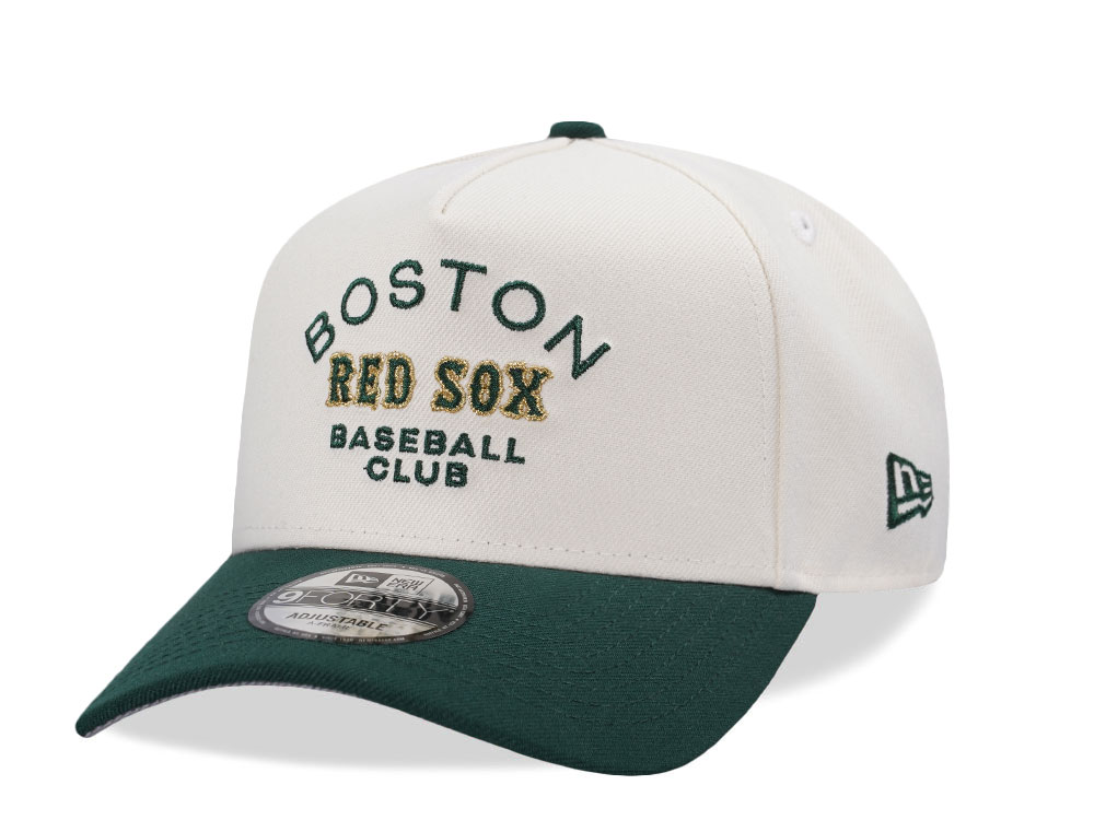 New Era Boston Red Sox Baseball Club Chrome Two Tone Edition 9Forty A Frame Snapback Cap