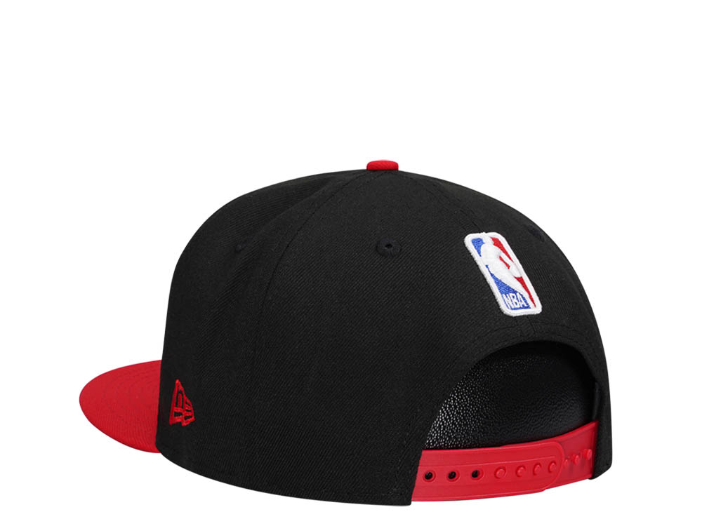 New Era Houston Rockets Black and Red Two Tone Edition 9Fifty Snapback Cap