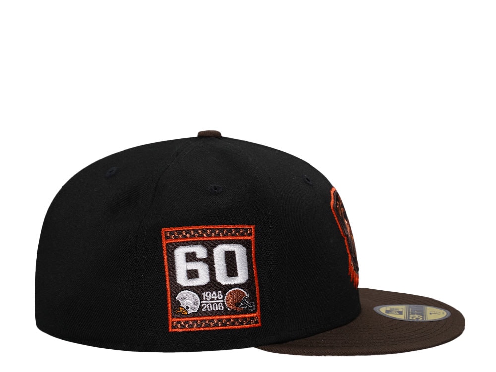 New Era Cleveland Browns 60th Anniversary Throwback Two Tone Edition 59Fifty Fitted Cap