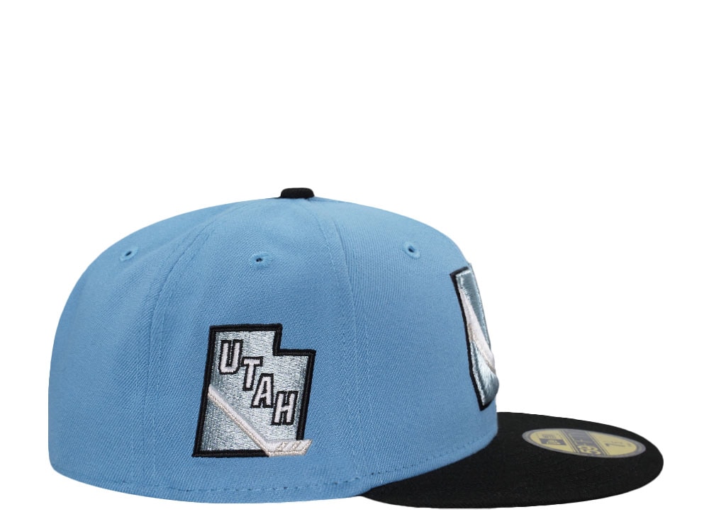 New Era Utah Mammoth Sky Blue Two Tone Edition 59Fifty Fitted Cap