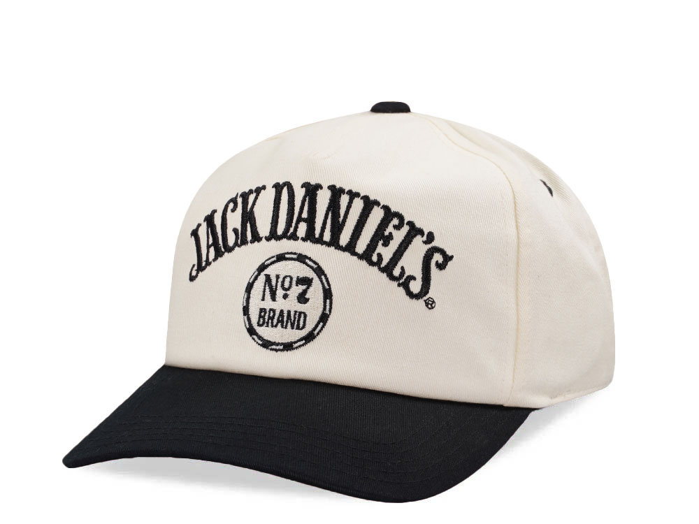 American Needle Jack Daniels Roscoe Ivory Edition Snapback Cap