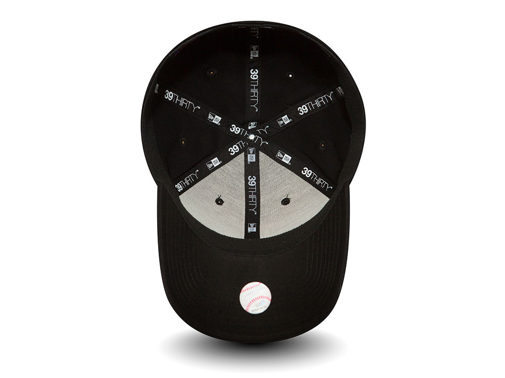 New Era Los Angeles Dodgers League Basic Black on Black Stretch Fit 39Thirty Cap