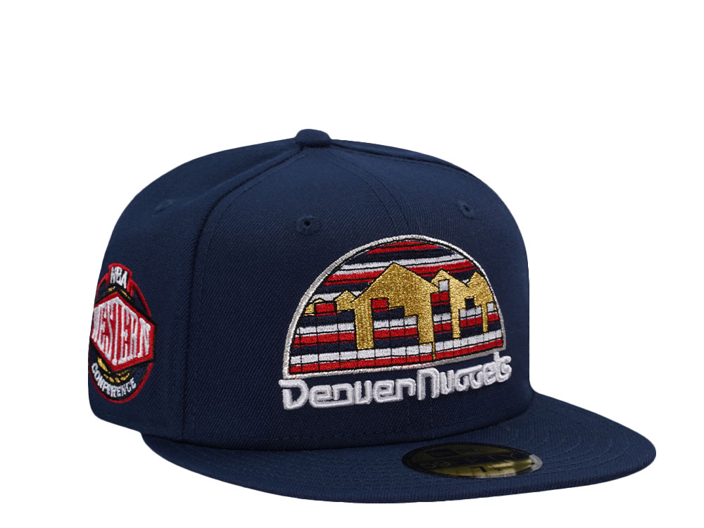 New Era Denver Nuggets Western Conference Navy Prime Edition 59Fifty Fitted Cap