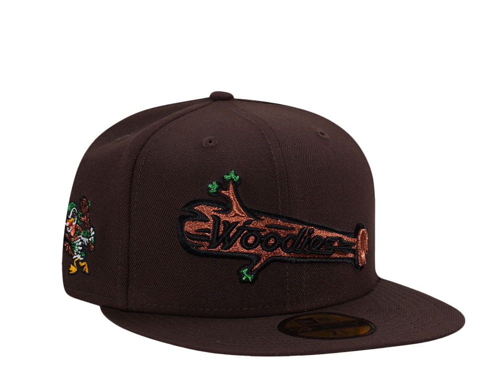 New Era Down East Wood Ducks Brown Prime Edition 59Fifty Fitted Cap