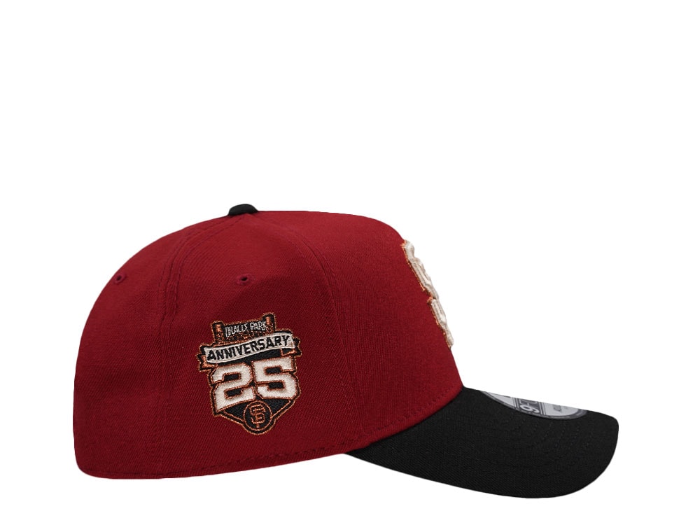 New Era San Francisco Giants 25th Anniversary Red Two Tone Edition 9Forty A Frame Snapback Cap