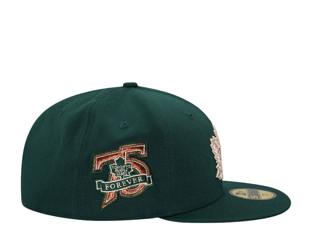 New Era Toronto Maple Leafs 75th Anniversary Green Copper Edition 59Fifty Fitted Cap