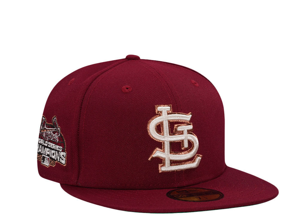 New Era St Louis Cardinals World Series Champions 2006 Smooth Red Edition 59Fifty Fitted Cap