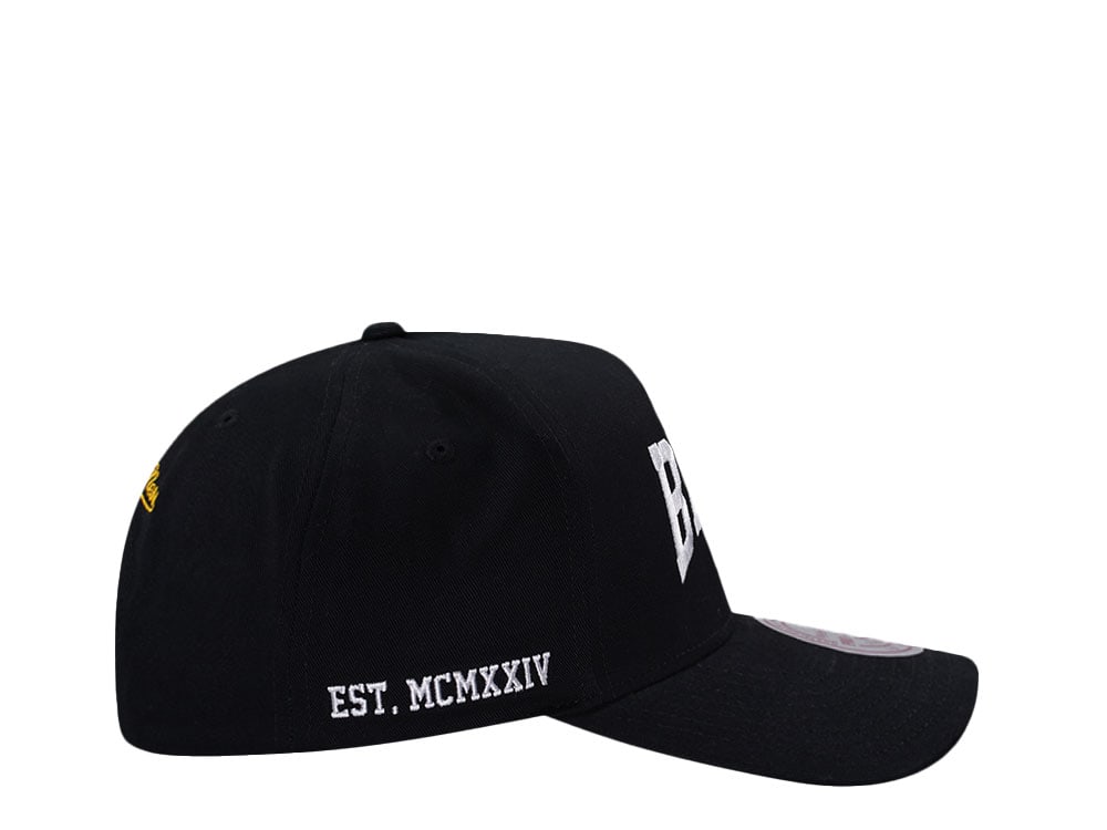 Mitchell & Ness Boston Bruins Black Pro Pinch Fit Snapback Cap