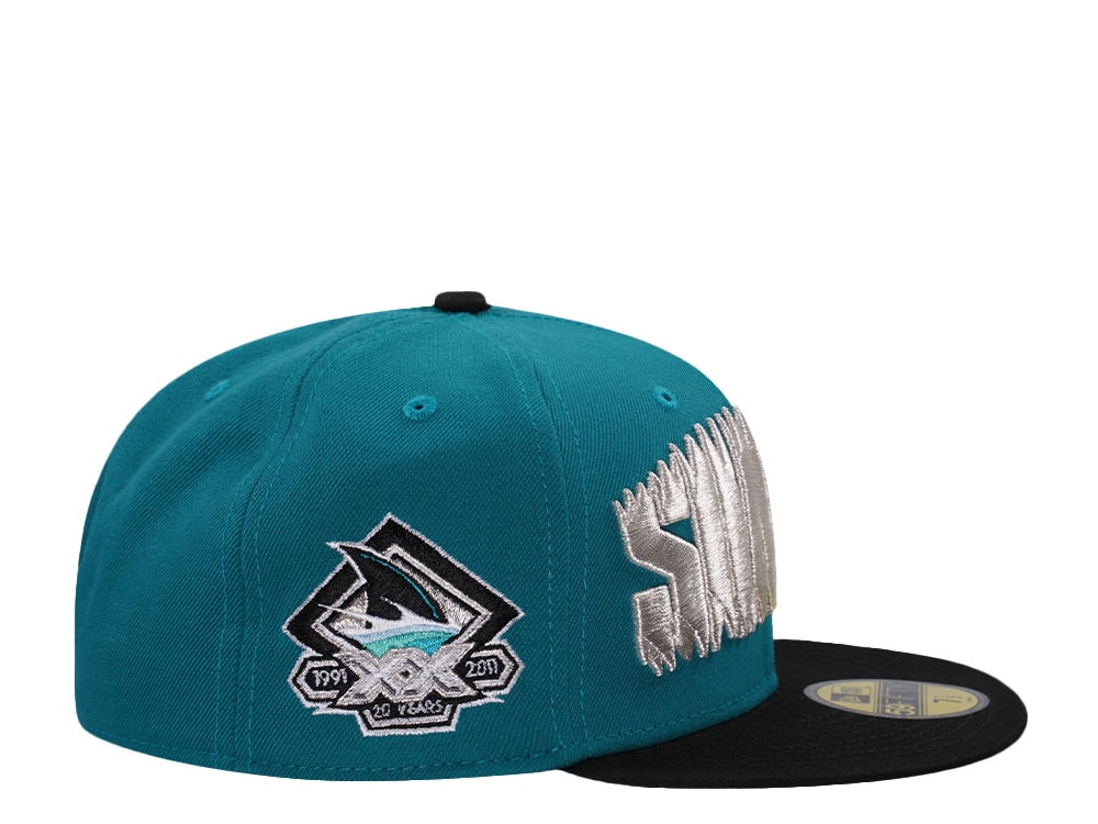 New Era San Jose Sharks 20th Anniversary Two Tone Edition 59Fifty Fitted Cap