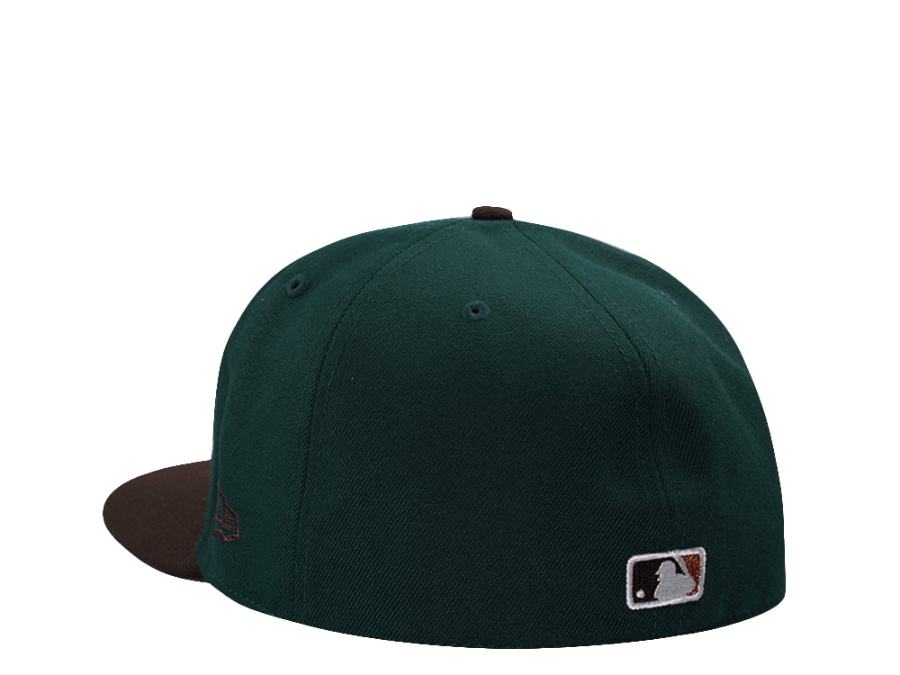 New Era Los Angeles DodgersBack to Back World Series Dark Green Two Tone Edition 59Fifty Fitted Cap