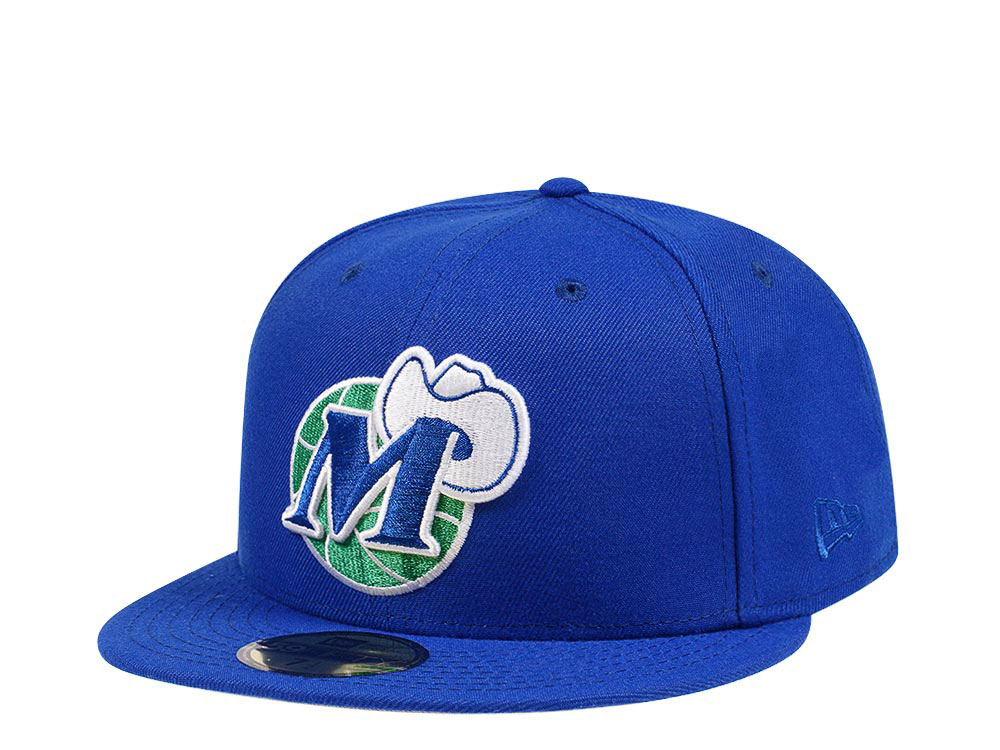 New Era Dallas Mavericks Hardwood Classic Blue Edition 59Fifty Fitted Cap