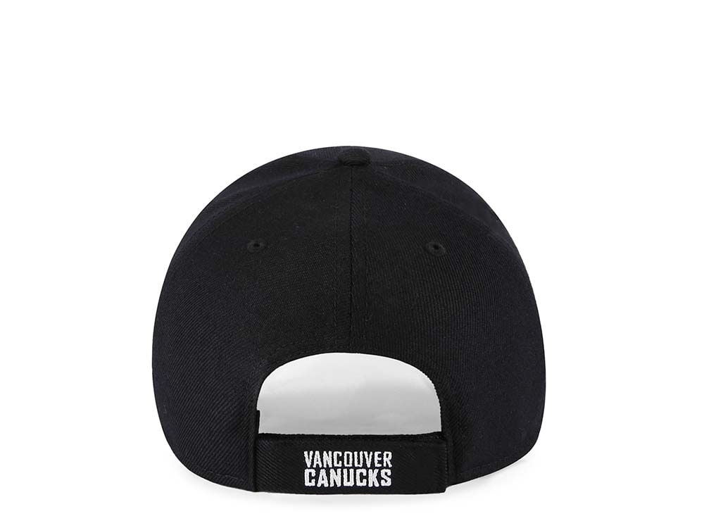 47Brand Vancouver Canucks Classic Black Strapback Cap