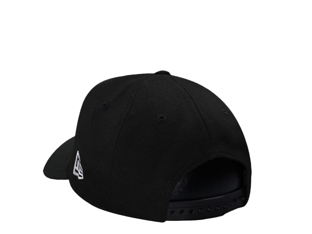 New Era Las Vegas Raiders 50th Anniversary Black Script Edition 9Forty A Frame Snapback Cap
