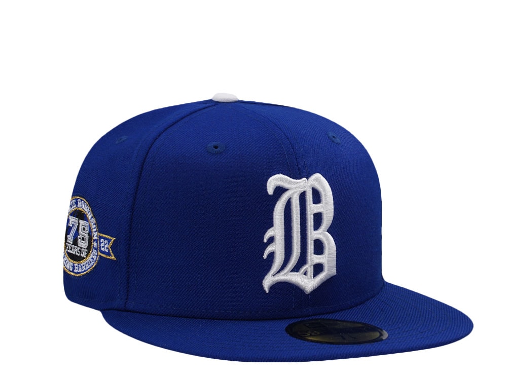 New Era Brooklyn Dodgers Jackie Robinson 75 Years Royal Blue Wool Edition 59Fifty Fitted Cap