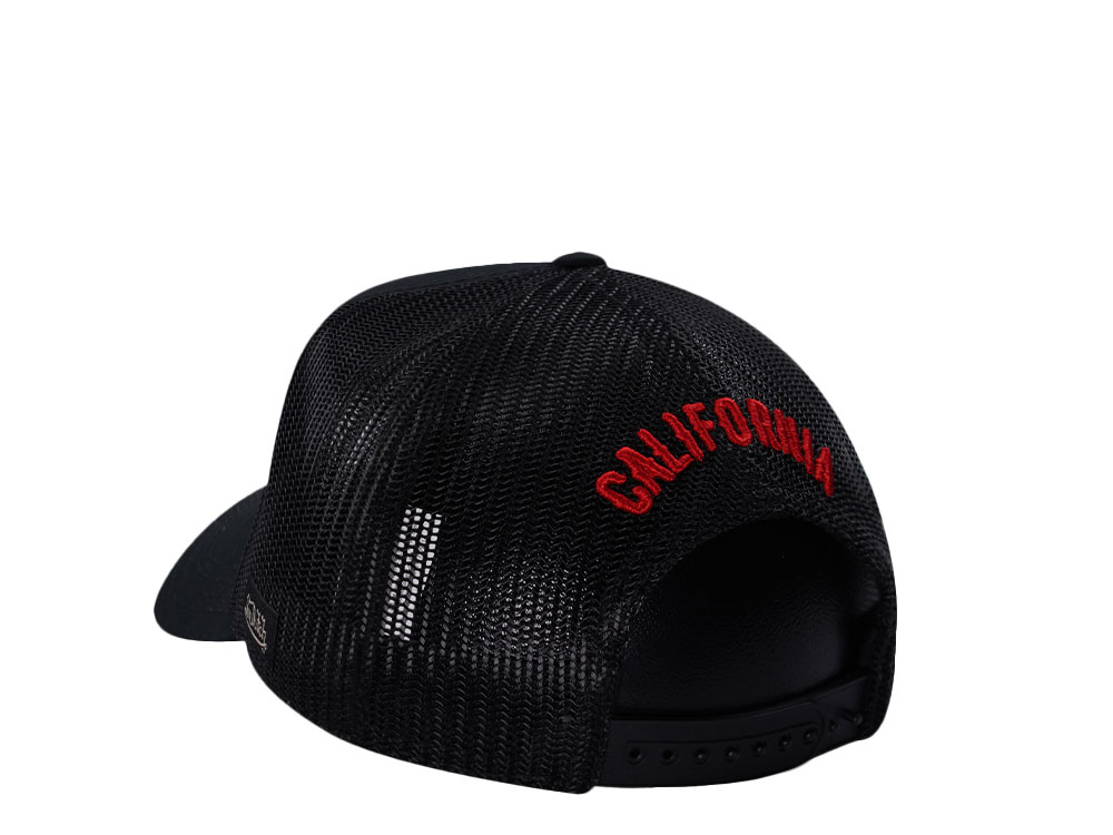 Von Dutch Love Patch Black Trucker Snapback Cap