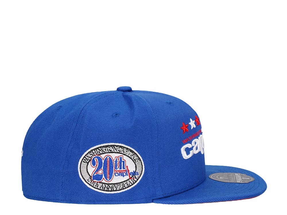 Mitchell & Ness Washington Capitals 20th Anniversary Vintage Edition Dynasty Fitted Cap