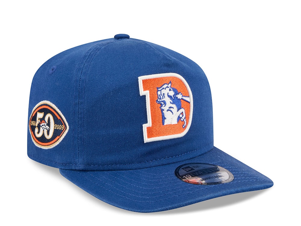 New Era Denver Broncos 50th Anniversary Championship Blue Edition 19Twenty Snapback Cap