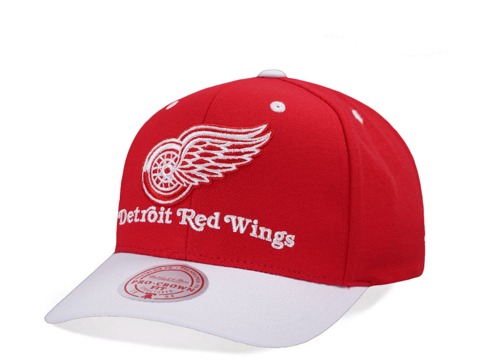 Mitchell & Ness Detroit Red Wings Two Tone Pro Crown Fit Snapback Cap