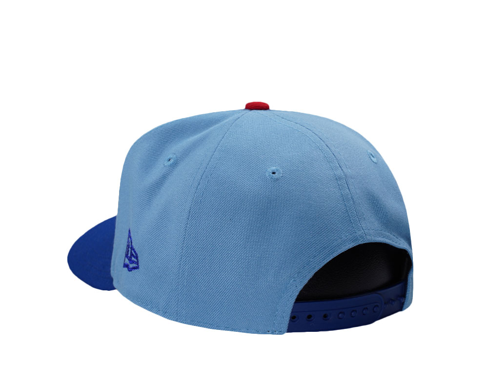 New Era Chicago Cubs Wrigley Field Sky Blue Two Tone Edition 9Fifty A Frame Snapback Cap