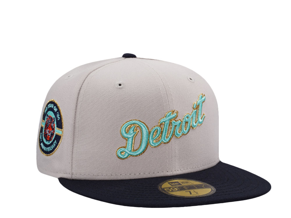 New Era Detroit Tigers 40th Anniversary Stone Two Tone Spirit Edition 59Fifty Fitted Cap