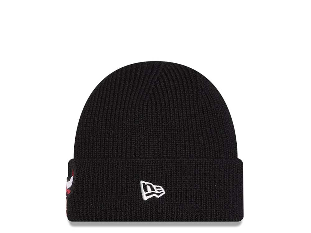 New Era Chicago Bulls Skull Knit Black Pipot