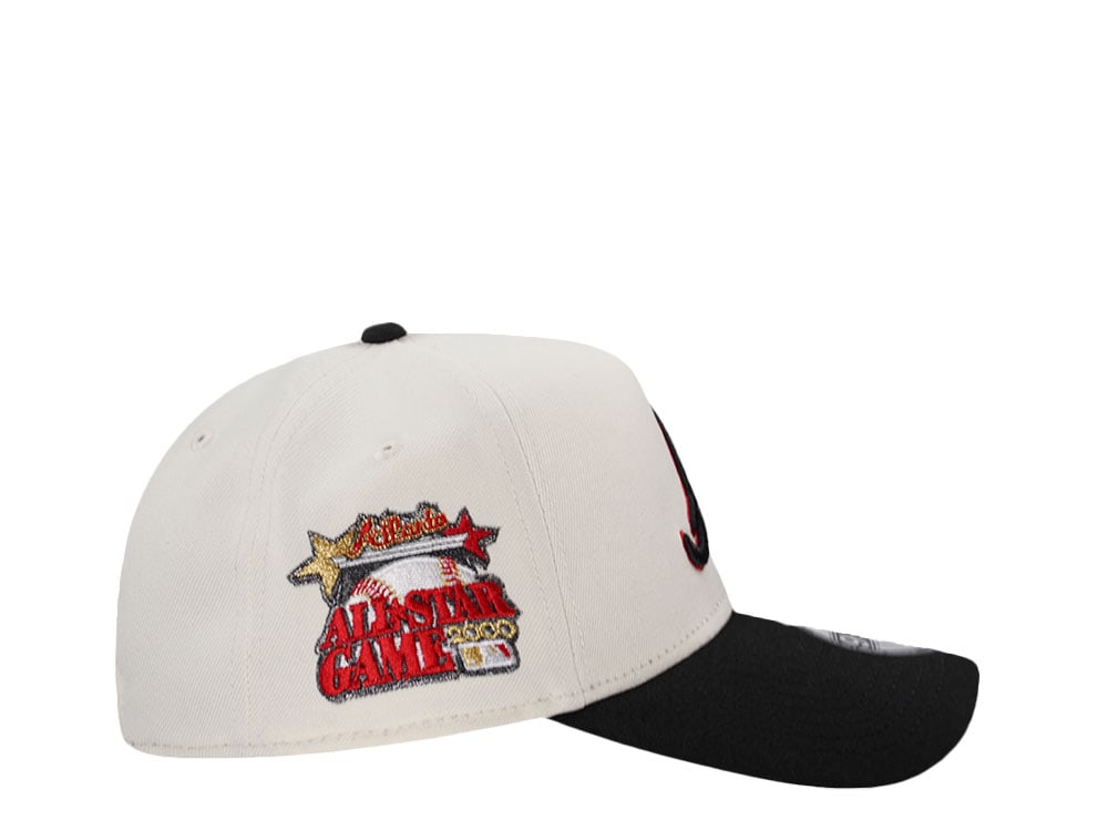New Era Atlanta Braves All Star Game 2000 Splatter Chrome Two Tone Edition 9Forty A Frame Snapback Cap