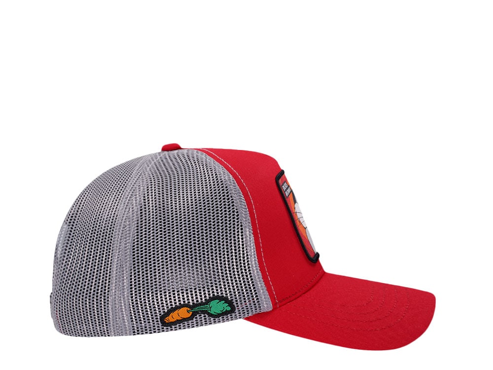 Capslab Looney Tunes Bugs Bunny Red Trucker Snapback Cap