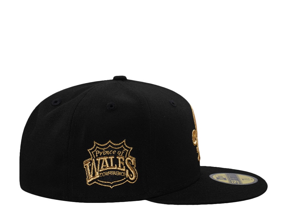 New Era Quebec Nordiques Prince of Wales Conference Black Prime Edition 59Fifty Fitted Cap