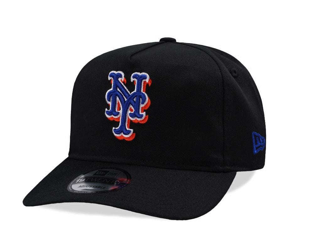 New Era New York Mets Black Classic Edition 19Twenty A Frame Snapback Cap