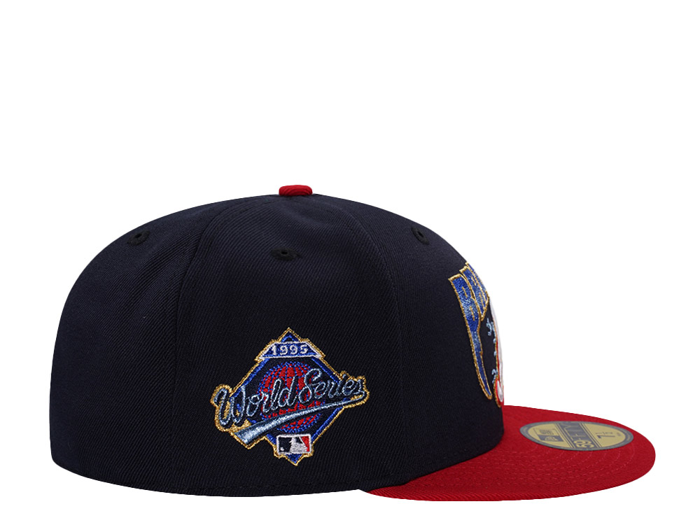 New Era Atlanta Braves World Series 1995 Navy Two Tone Edition 59Fifty Fitted Cap