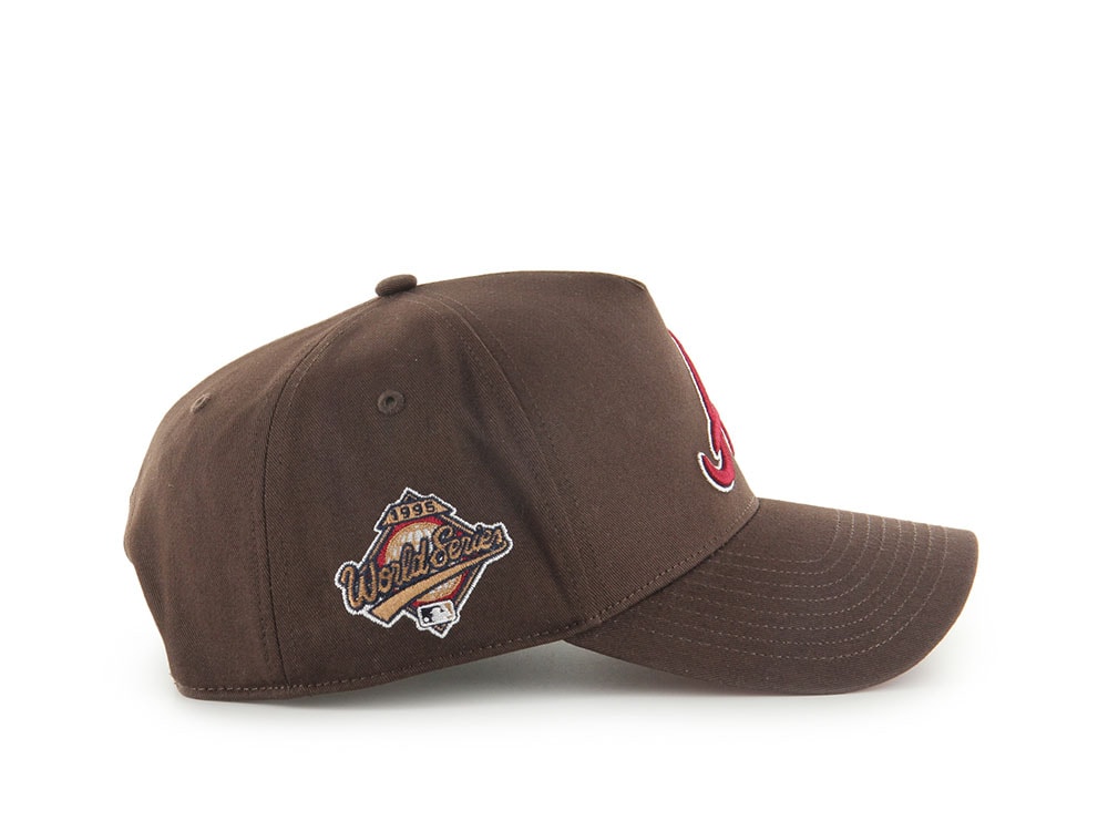47Brand Atlanta Braves Brown World Series Edition MVP Snapback Cap
