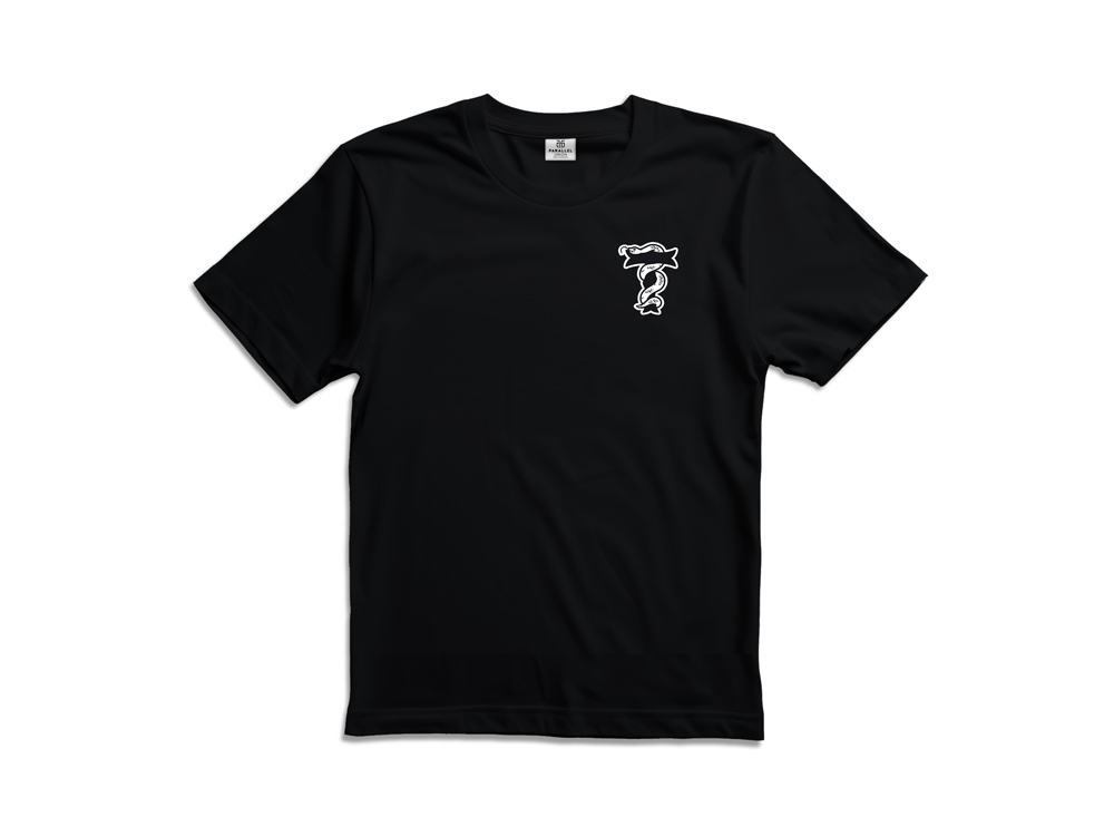 Parallel Union Family T-Shirt We Care about Caps Black Skull Oversize Edition