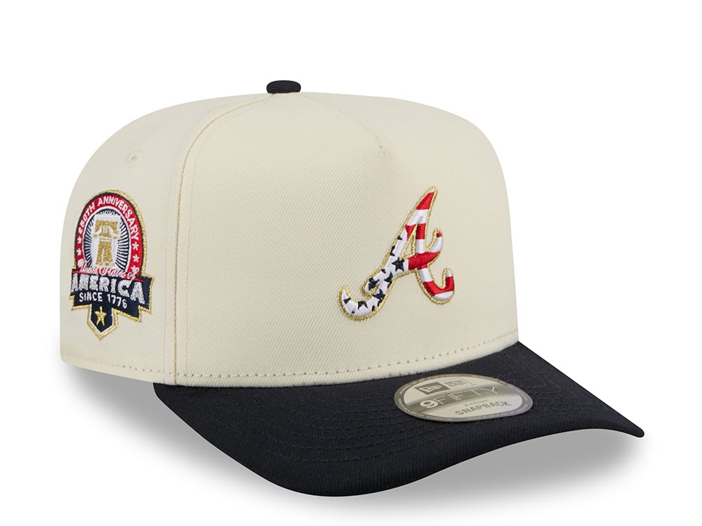 New Era Atlanta Braves America 250th Anniversary Edition 9Fifty A Frame Snapback Cap