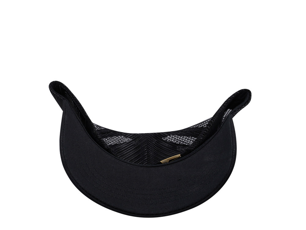 Von Dutch Oval Patch Black Edition Trucker Strapback Cap