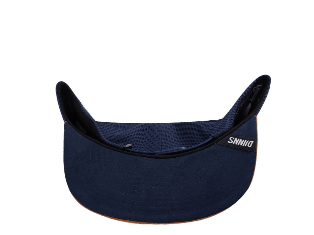 Djinns Honey Knit Navy 6 Panel Snapback Cap