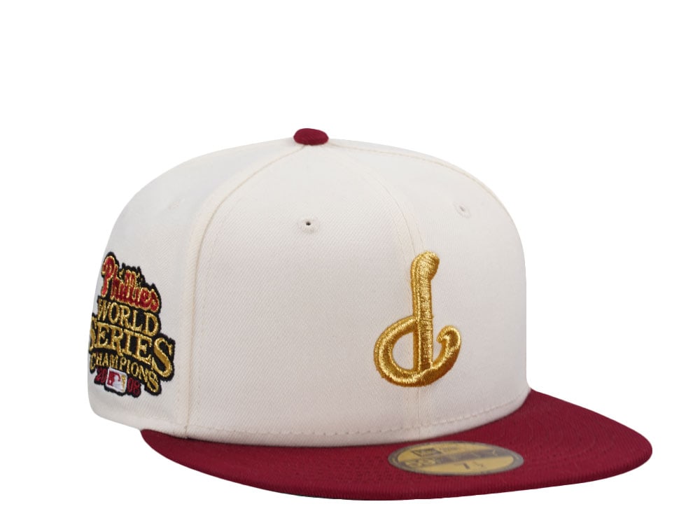 New Era Philadelphia Phillies World Series Champions 2008 Chrome Two Tone Edition 59Fifty Fitted Cap