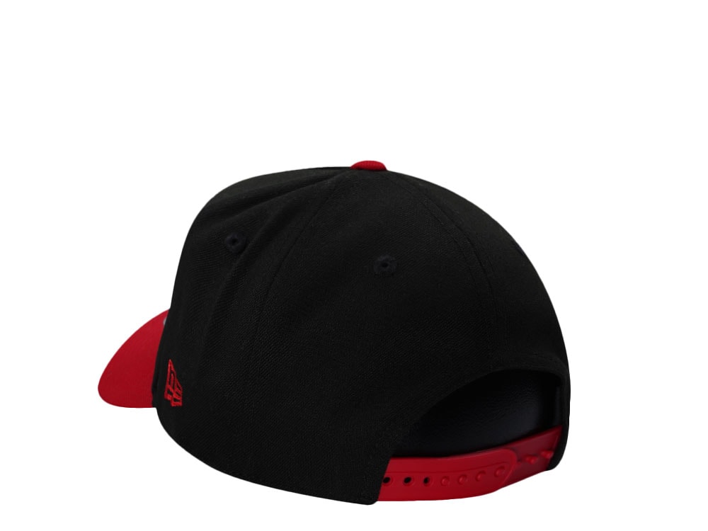 New Era Chicago Bulls Back 2 Back World Champions Black Two Tone Edition 9Fifty A Frame Snapback Cap