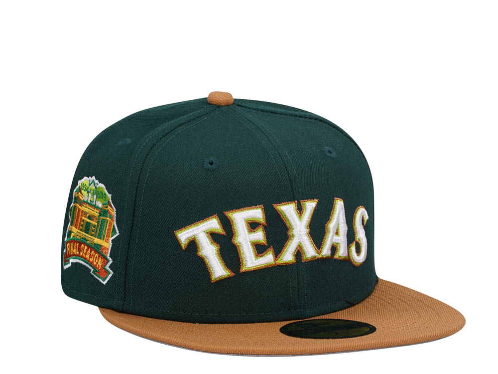 New Era Texas Rangers Final Season Script Two Tone Edition 59Fifty Fitted Cap